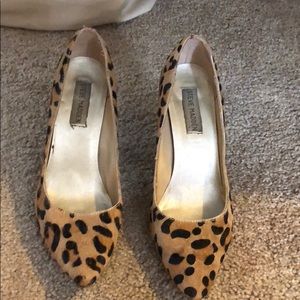 Steve Madden leopard heels